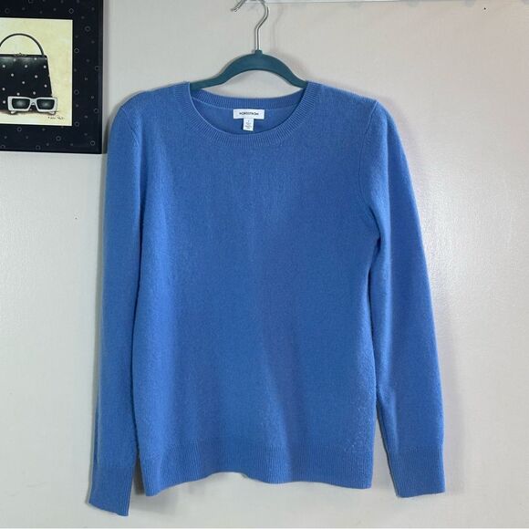 Nordstrom Classic Blue Crew Neck Sweater - Picture 4 of 9